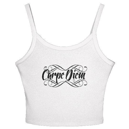 Carpe Diem Women's Spaghetti Strap Tank Top