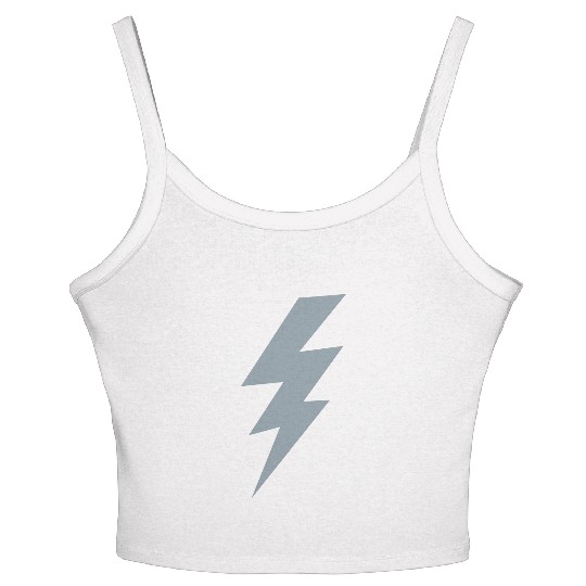 thunder lightning bolt flash Women's Spaghetti Strap Tank Top