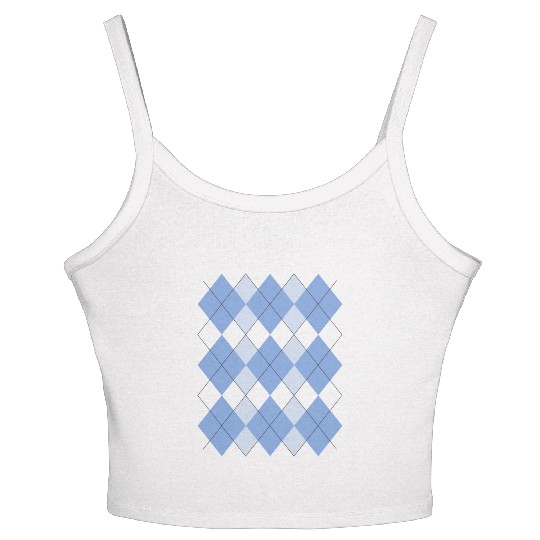 Argyle Women's Spaghetti Strap Tank Top
