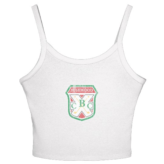 Vintage Bushwood Country Club Crest Women's Spaghetti Strap Tank Top