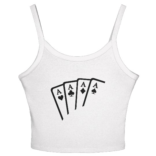 Poker Women's Spaghetti Strap Tank Top
