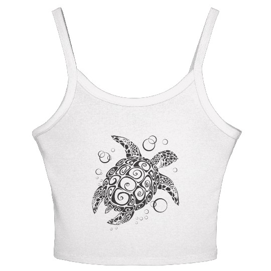 Sea Turtle Women's Spaghetti Strap Tank Top