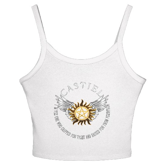 Castiel Protection Symbol Women's Spaghetti Strap Tank Top