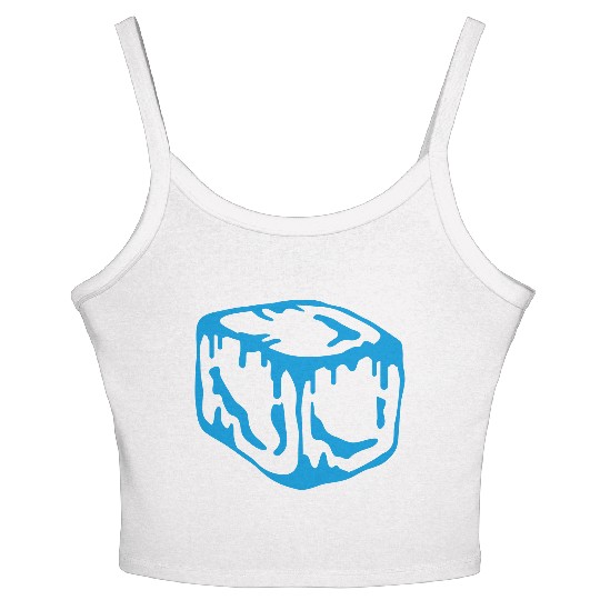 Ice Cube Design Women's Spaghetti Strap Tank Top