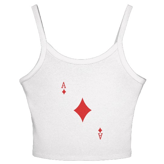 Ace Playing Card Women's Spaghetti Strap Tank Top