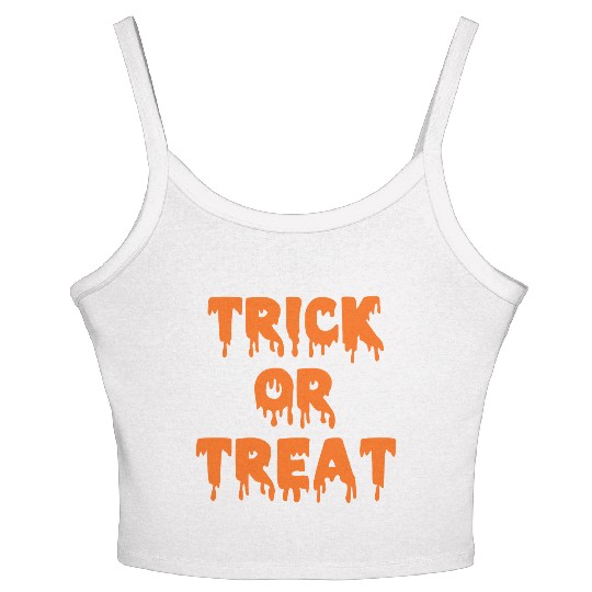 Trick or treat Women's Spaghetti Strap Tank Top