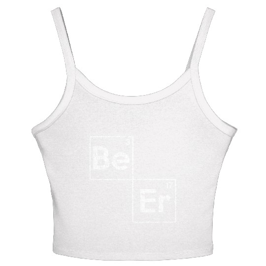 Beer Elements St Patrick's Day Women's Spaghetti Strap Tank Top