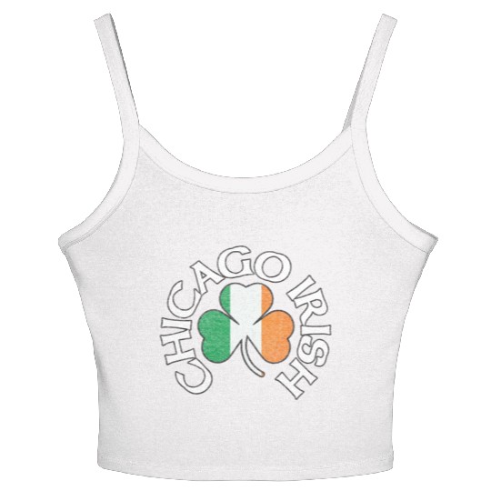 Chicago Irish Shamrock Apparel Women's Spaghetti Strap Tank Top