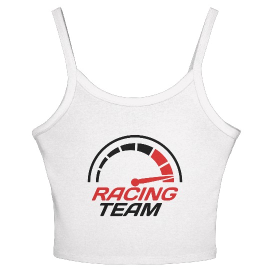 Racing team speedometer quick lawn Women's Spaghetti Strap Tank Top