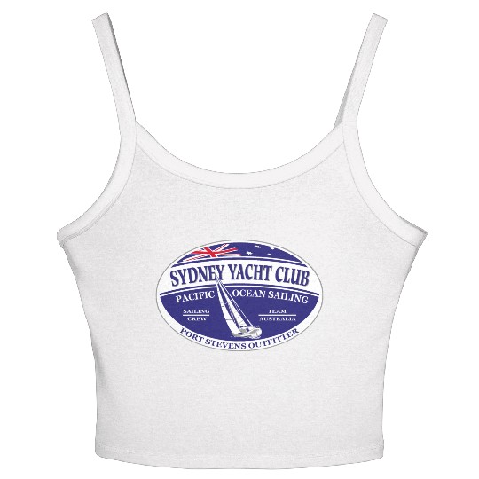 Pacific ocean sailing - Sydney Yacht Club Women's Spaghetti Strap Tank Top