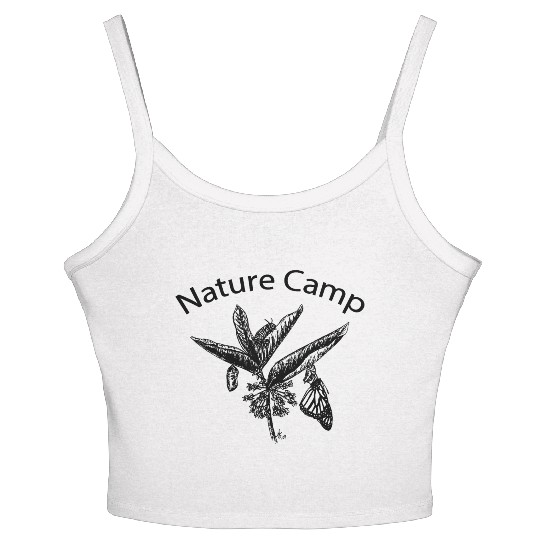 Nature Camp Monarch Women's Spaghetti Strap Tank Top