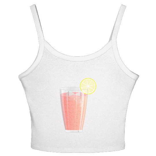 Cocktail Glass Women's Spaghetti Strap Tank Top