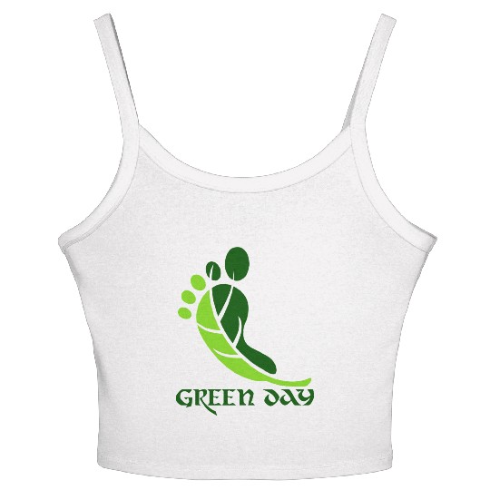 Green day Women's Spaghetti Strap Tank Top