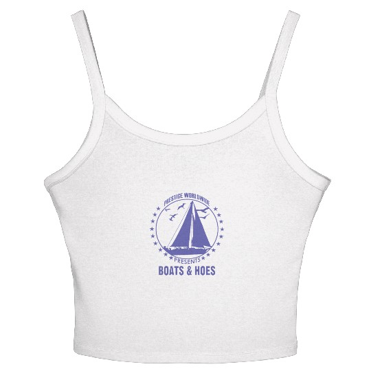Boats and hoes - Prestige worldwide Women's Spaghetti Strap Tank Top