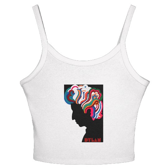 Bob Dylan icon Women's Spaghetti Strap Tank Top