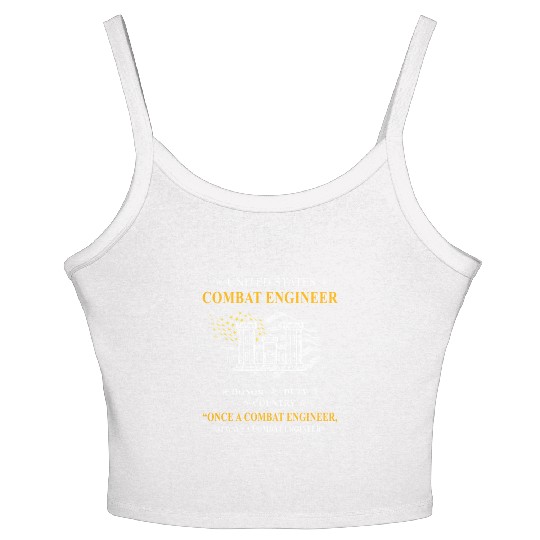combat engineer, us army combat engineer, army com Women's Spaghetti Strap Tank Top