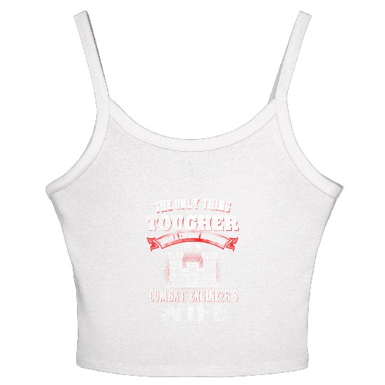 combat engineer, us army combat engineer, army com Women's Spaghetti Strap Tank Top