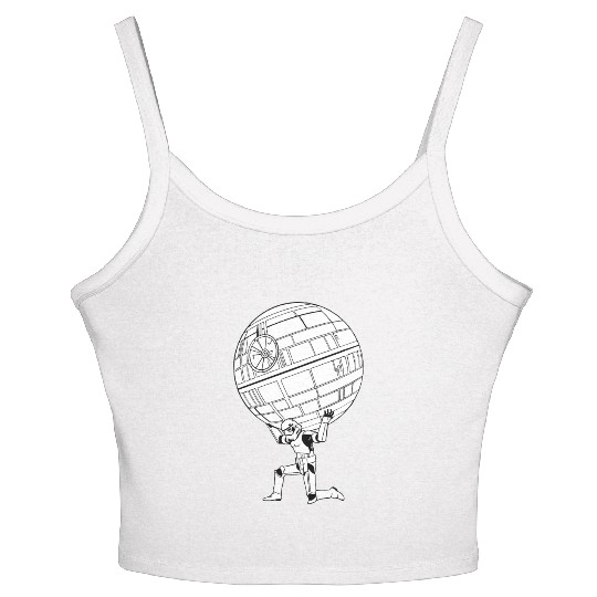 Funny Star Wars Stormtrooper art Women's Spaghetti Strap Tank Top