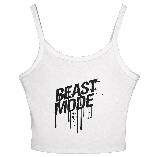 drop graffiti blood spray beast fashion cool desig Women's Spaghetti Strap Tank Top
