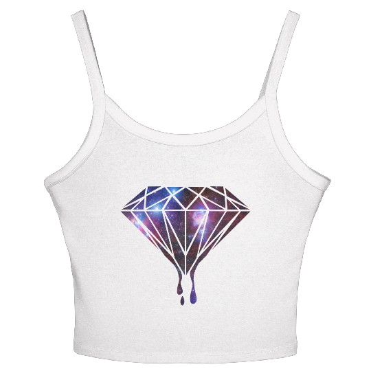 Diamond Universe-Gift-hipster-galaxy-trend-cool Women's Spaghetti Strap Tank Top