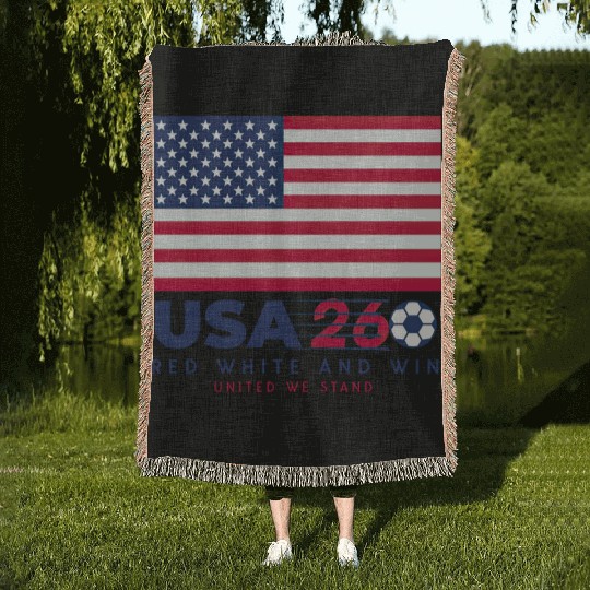 USA World Cup 2026 Woven Blankets US Soccer