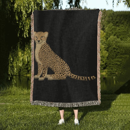 Cheetah Woven Blankets