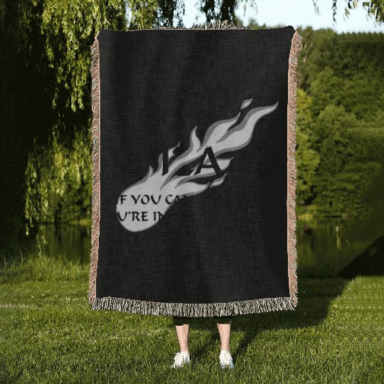 Wizard - Fireball Range Woven Blankets