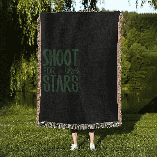 Shoot for the Stars Testing Teacher Woven Blankets