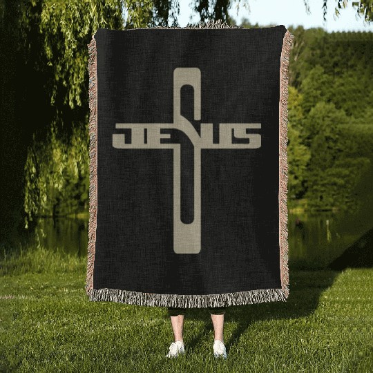 Jesus tees, cool christian Woven Blankets Charlie jesus