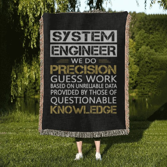 SYSTEM ENGINEER Woven Blankets