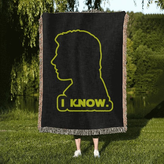 Han Solo - I Know. Design Woven Blankets