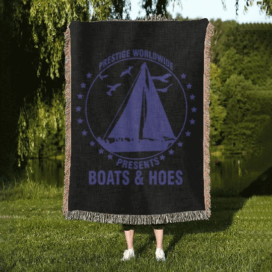 boating, boat, boat captain, boats and hoes, boats Woven Blankets