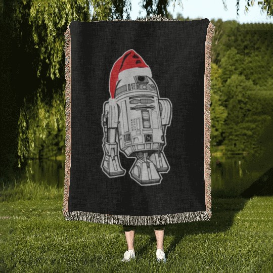 R2D2-Chrstmas Woven Blankets