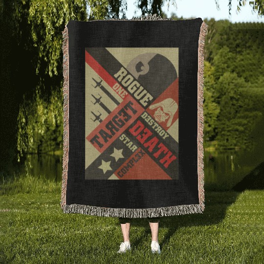 rogue one 2 Woven Blankets