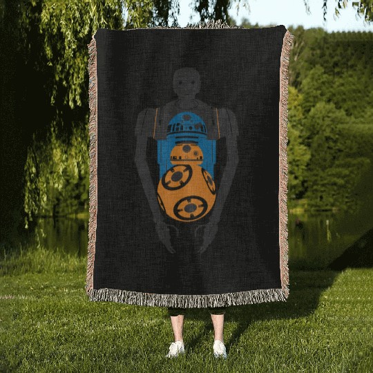 Star Wars Rogue One The Droids You're Looking For Woven Blankets