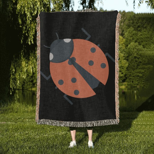 Ladybug Woven Blankets