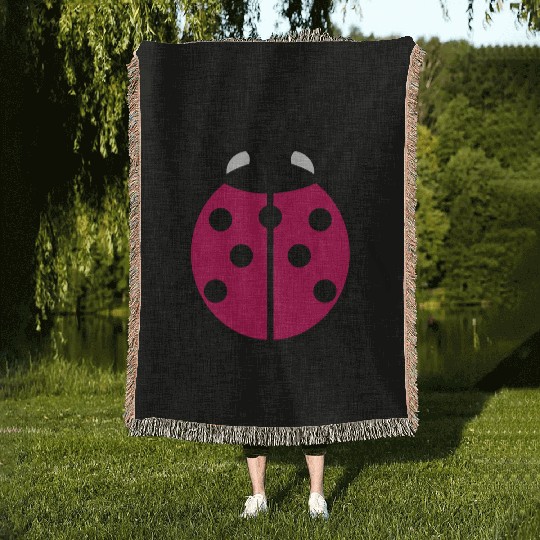 Ladybug Woven Blankets