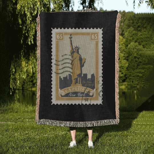Countries Flags usa Woven Blankets