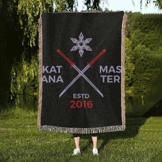 Katana Logo Woven Blankets