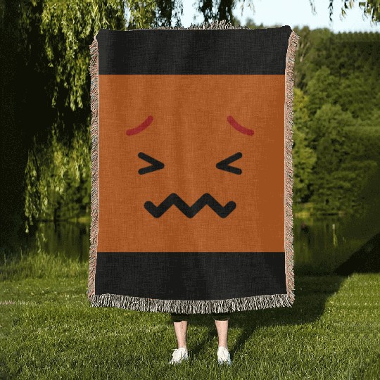 14 emoiji square 5 ai vectorstock 7799069 Woven Blankets