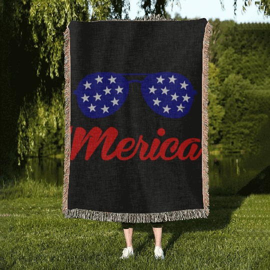 'Merica Woven Blankets