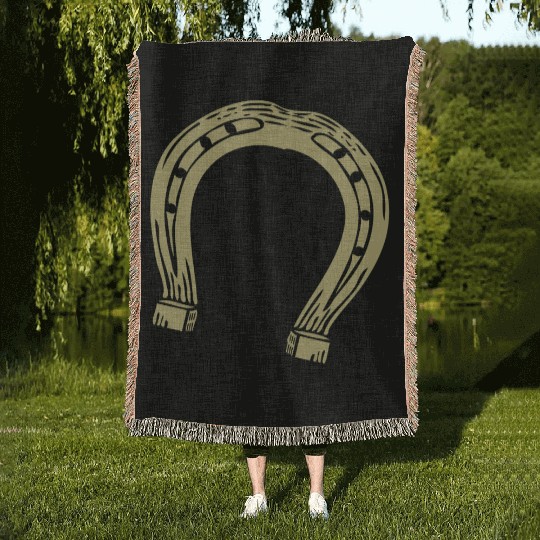 Horseshoe Woven Blankets
