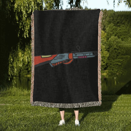 shot gun Woven Blankets