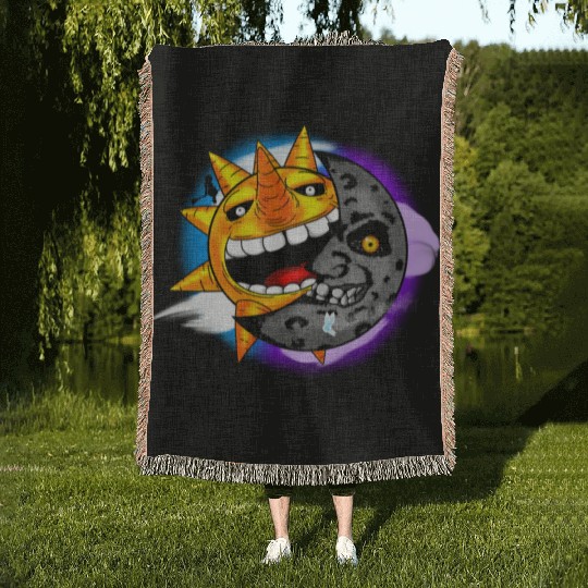 Sun & Moon Woven Blankets