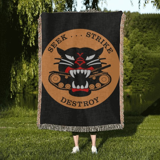M18 HELLCAT Tank Destroyer Woven Blankets