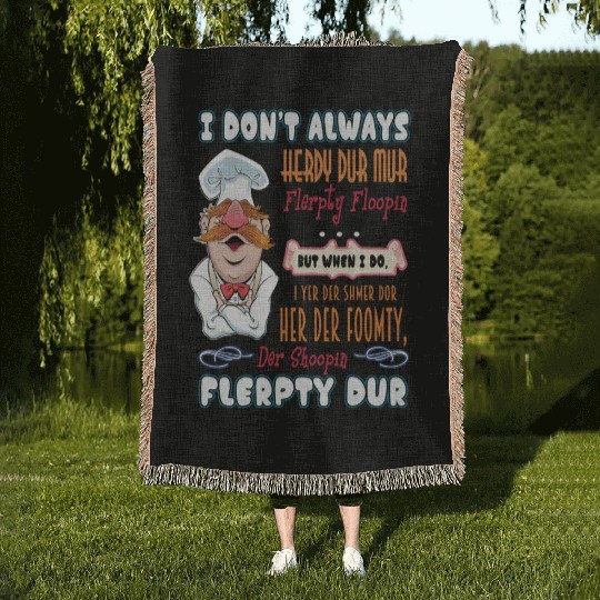 swedish chef amazing! Woven Blankets