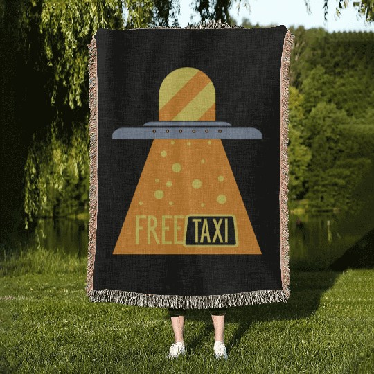free taxi Woven Blankets.