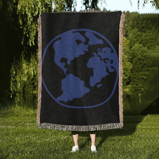 Planet Earth Woven Blankets