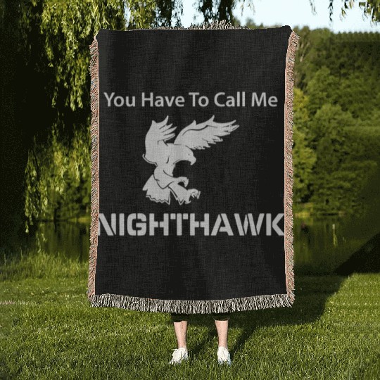 Call Me Nighthawk Step Brothers Woven Blankets