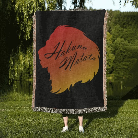Hakuna Matata Woven Blankets